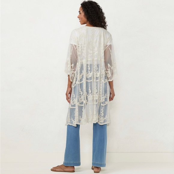 lace duster size S/M swim cover - Picture 8 of 9